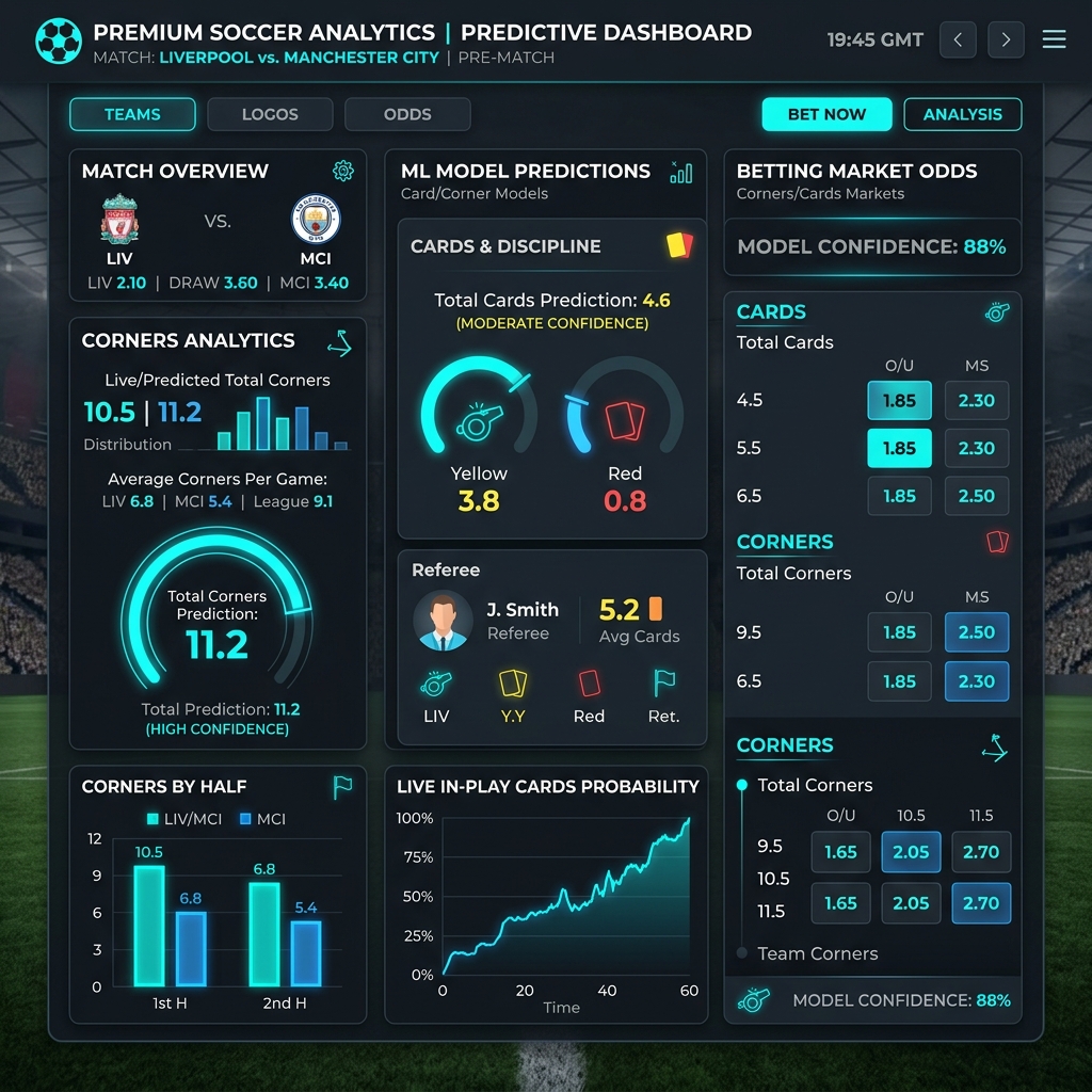 Corner Kick and Card Betting: Niche Markets Where AI Excels